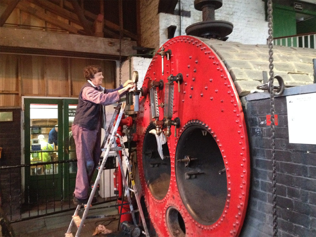 Cleaning the boiler
