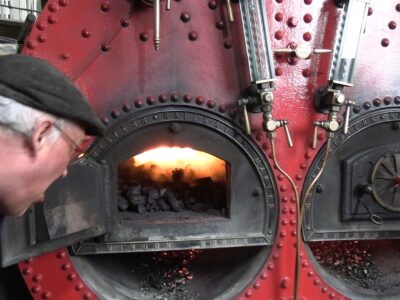 Stoking the boiler