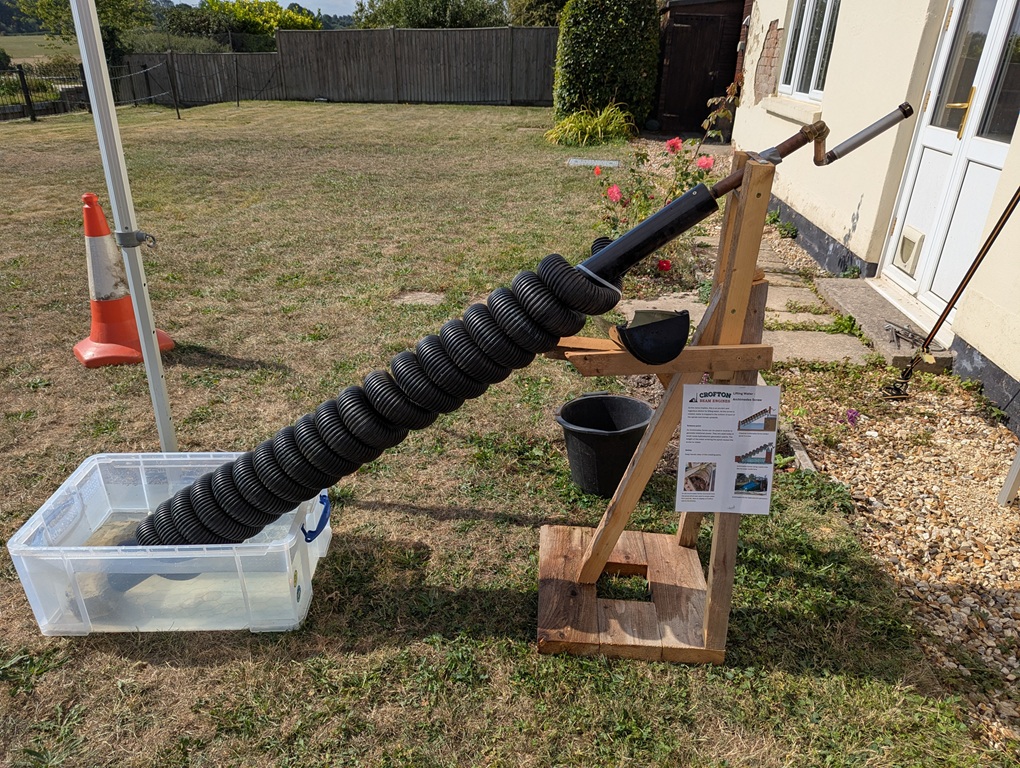 Model of Achimedian screw