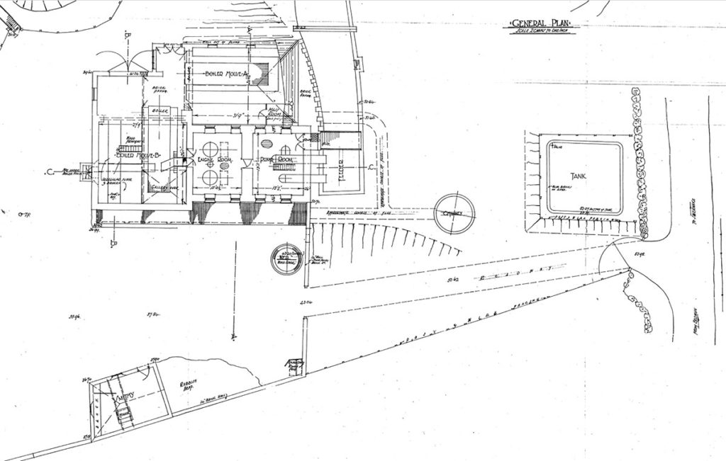 General plan drawing of Crofton